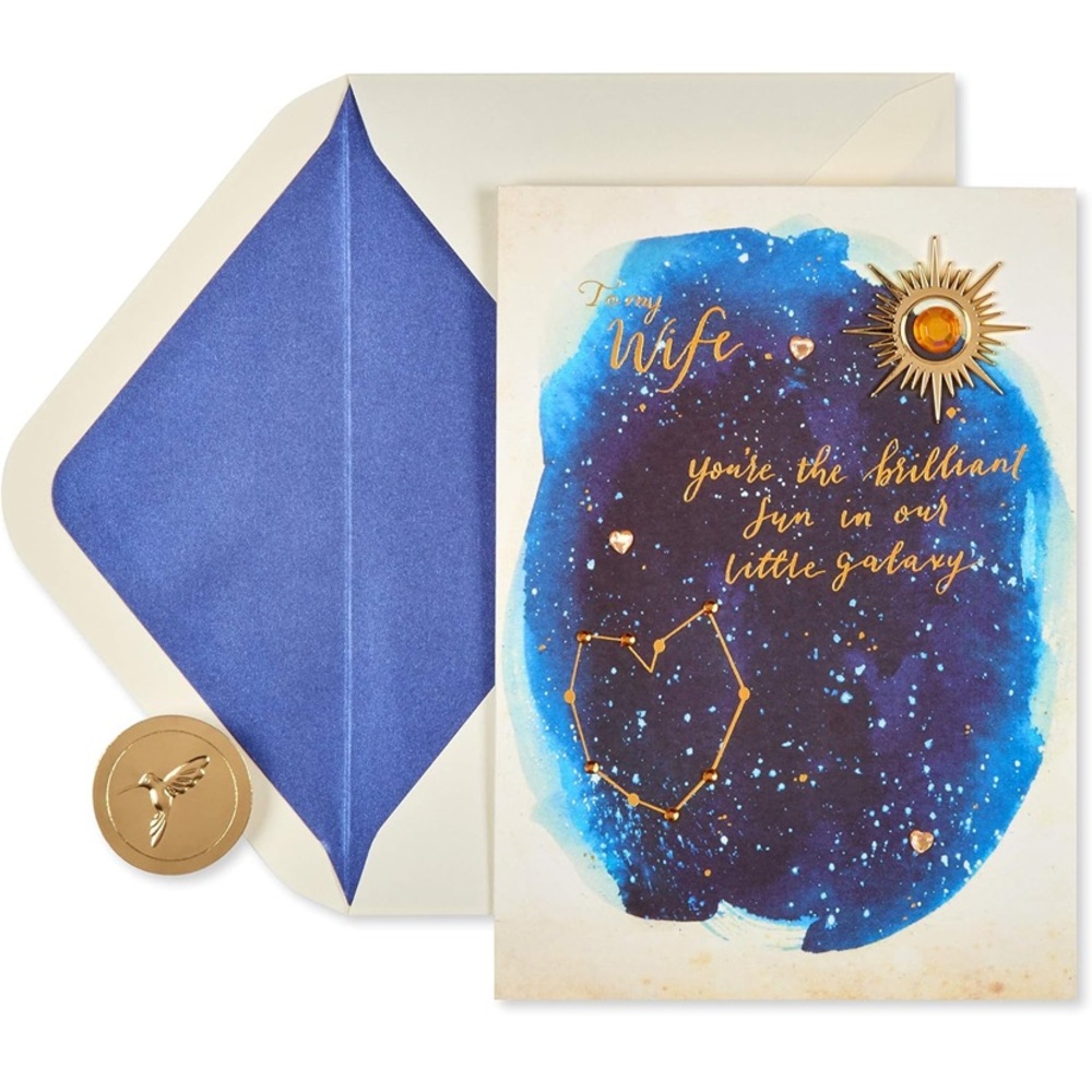 Papyrus Mother’s Day Card | Rare | To Wife | Our Little Galaxy